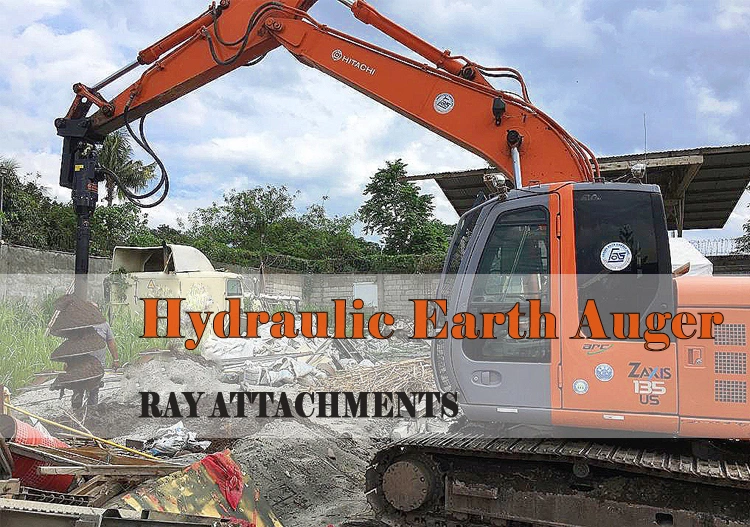 Ray Attachments Drill Earth Auger Drill Boring Tools for Tree Plantation