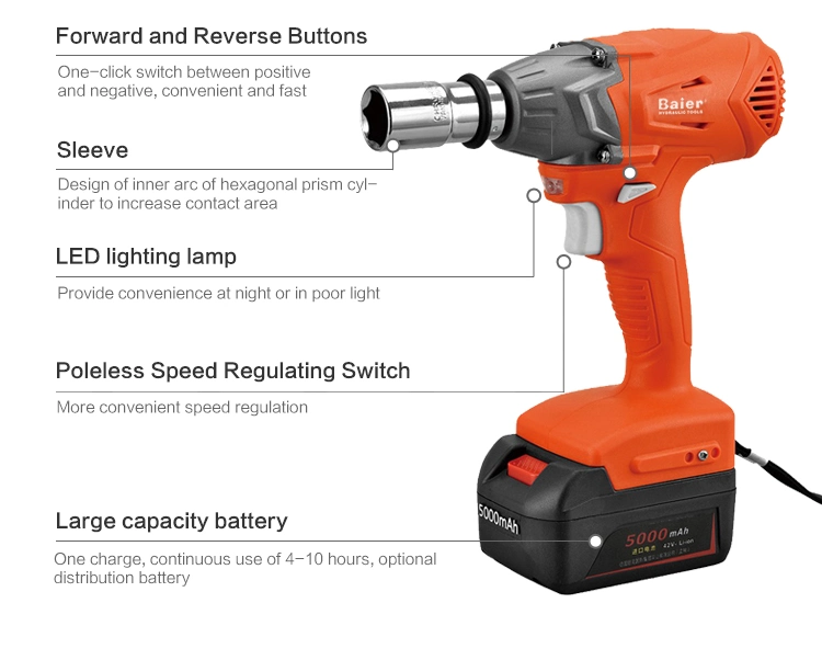 42volt Lithium-Ion Brushless Cordless 1/2 in. Impact Spanner 8200X