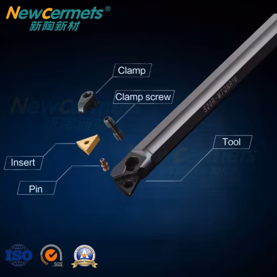 S16n-Mtfnl16 16mm 20mm 25mm CNC M Type tour de tournage barre de coupe porte-outil Tnmg Inserts pince porte-outils d'alésage interne